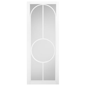 Bowery 1981mm X 838mm Clear Glass Internal Door In White