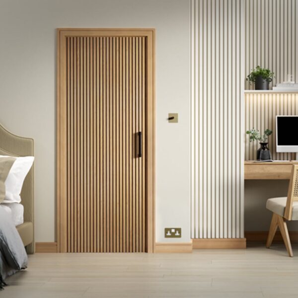 Brishbane 1981mm X 762mm Pre Finished Internal Door In Oak