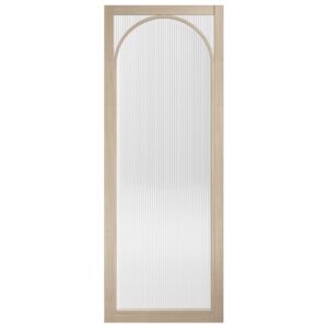 Melrose 1981mm X 838mm Reeded Glass Internal Door In Oak