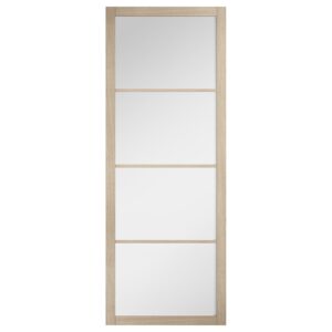 Soho 1981mm X 762mm Glazed Clear Glass Internal Door In Oak