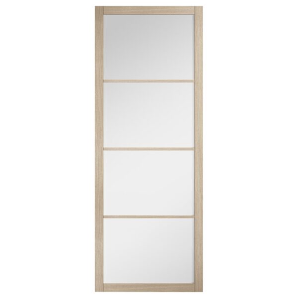 Soho 1981mm X 838mm Glazed Clear Glass Internal Door In Oak