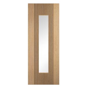 Sydney 1981mm X 762mm Wooden Clear Glazed Internal Door In Oak