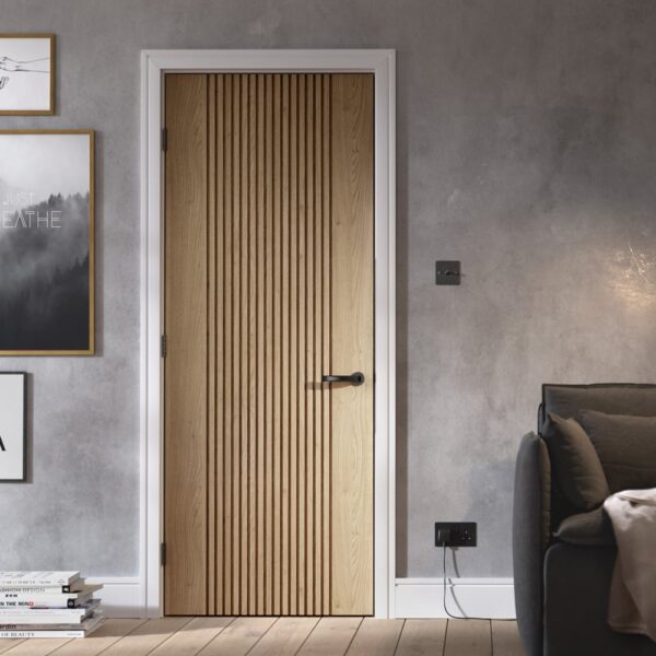 Sydney 1981mm X 838mm Wooden Pre Finished Internal Door In Oak