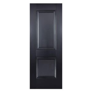 Arnhem 2 Panel 1981mm x 610mm Internal Door In Black