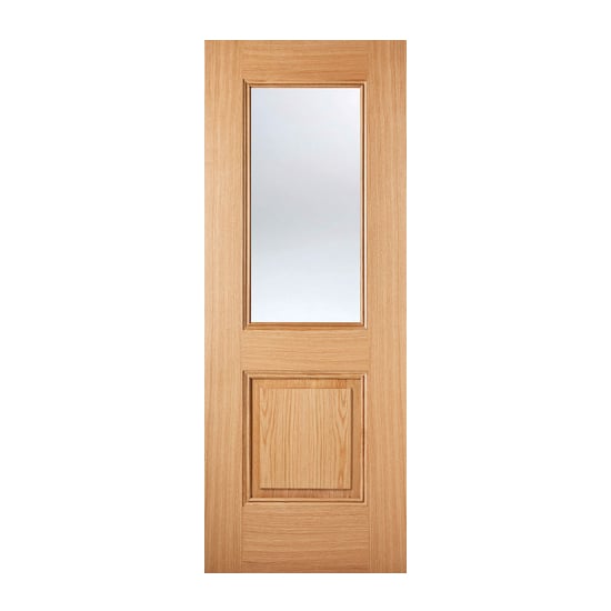 Arnhem Glazed 1981mm x 686mm Internal Door In Oak