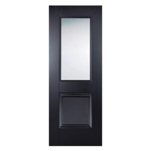 Arnhem Glazed 1981mm x 762mm Internal Door In Black