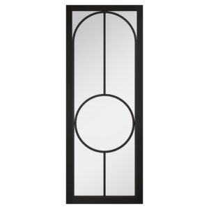 Bowery 1981mm X 838mm Clear Glass Internal Door In Black