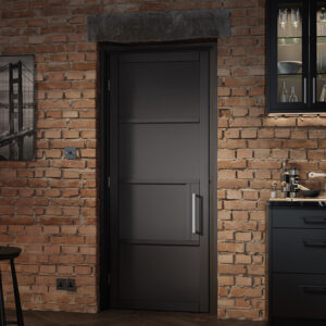 Chelsea Solid 1981mm x 762mm Internal Door In Black