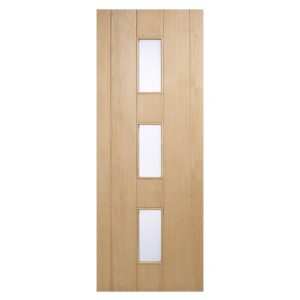 Copenhagen Frosted Glazed 1981mm x 762mm External Door In Oak