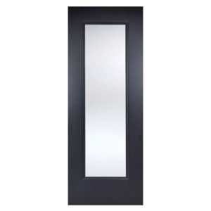 Eindhoven Glazed 1981mm x 838mm Internal Door In Black