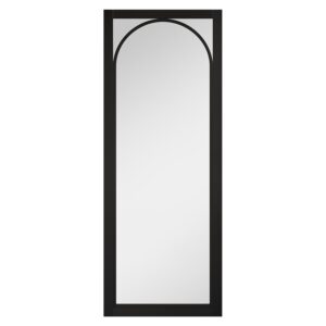 Melrose 1981mm X 838mm Clear Glass Internal Door In Black Frame