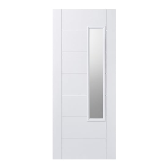 Newbury GRP Glazed 1981mm x 838mm External Door In White