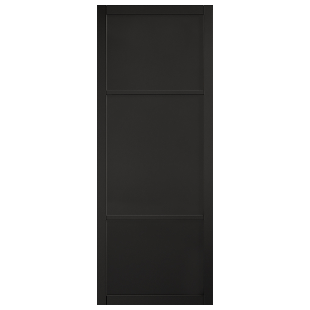 Sutton 1981mm X 686mm 3 Panel Internal Door In Black