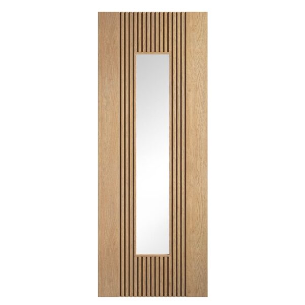 Sydney 1981mm X 686mm Wooden Clear Glazed Internal Door In Oak