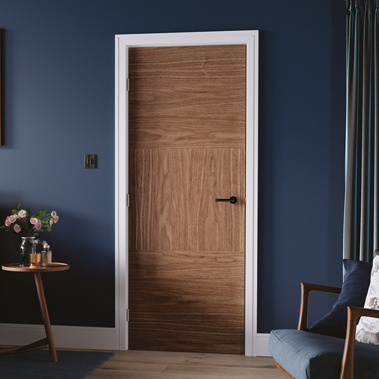 Tres Fresno 1981mm x 686mm Internal Door In Walnut