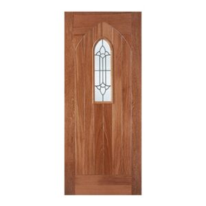 Westminster Glazed Hardwood 1981mm x 838mm External Door In Oak