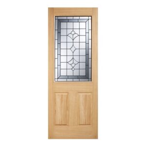 Winchester Glazed 2032mm x 813mm External Door In Oak